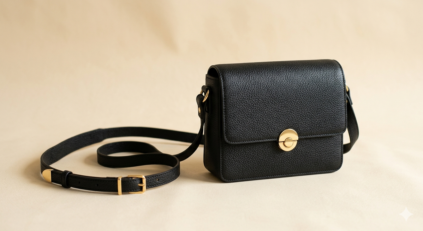 Schwarze ChangeBag mit bunten Charms
